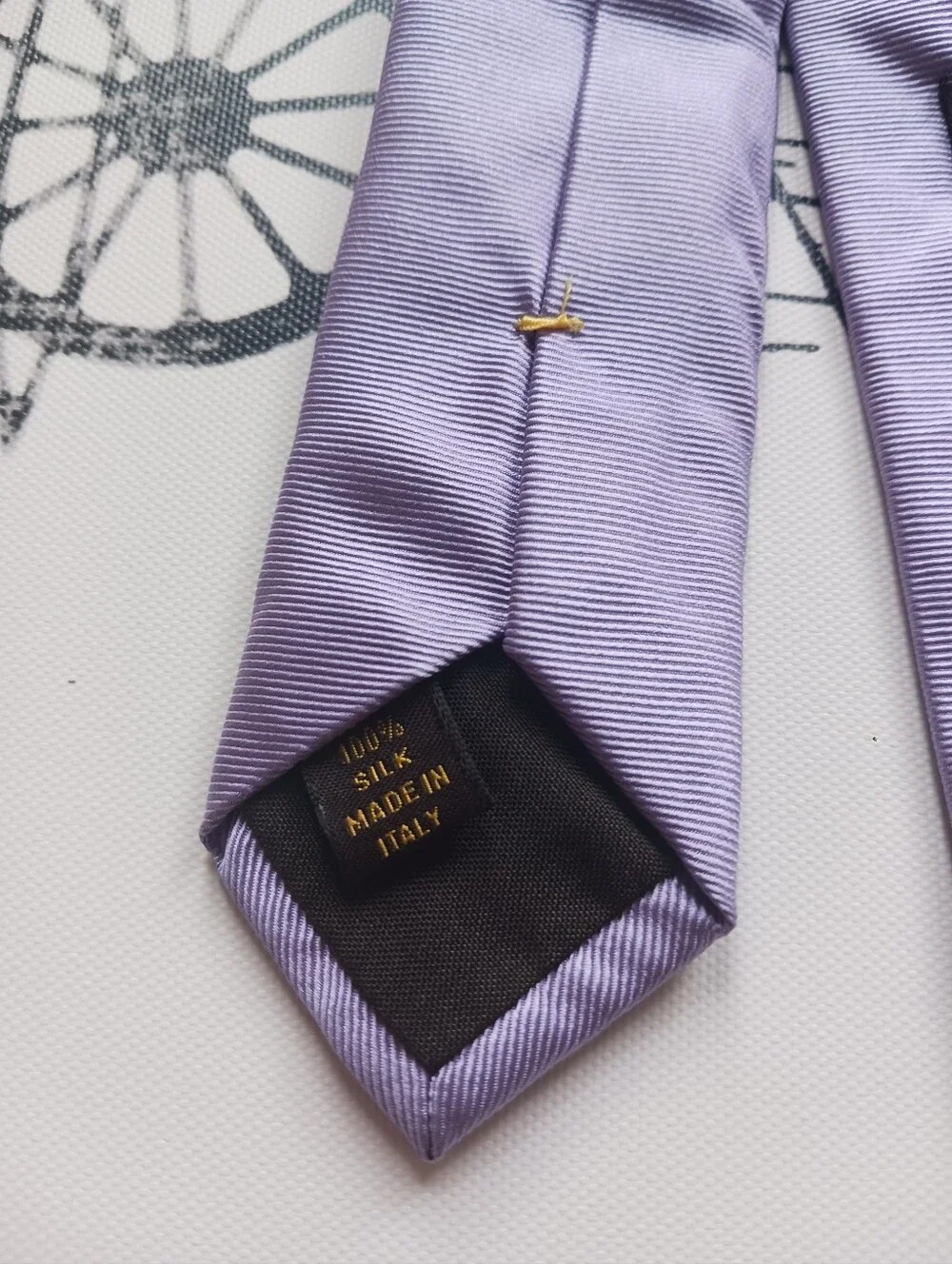 Louis Vuotton Purple/lilac Silk Tie, 4